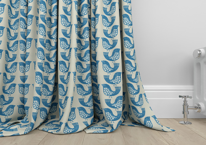 Scandi Birds, Capri - Made to Measure Curtains - Image 6